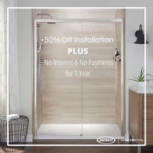 91 reactions · 13 shares | Get a 1-day shower transformation. Replace your old bathtub or shower without the long renovation. #jacuzzibathremodel #HomeImprovement #BathRenovation #BathroomRemodel #BathroomDesign #Bathroom #BathroomDecor | Jacuzzi | Facebook