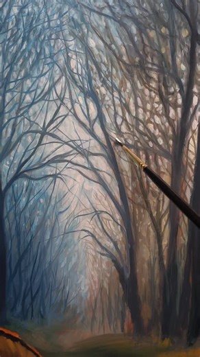 Chuck Black on Instagram: "Letting the light shine through #oilpainting #sunrise #art"