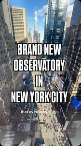 Would you visit this Brand New Observatory in New York City? *location and details are pinned in the comments* #nyc #NewYork #travel #visitnyc #nybucketlist | Jeffreyinnyc