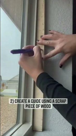 Easy DIY - Black Window Grids