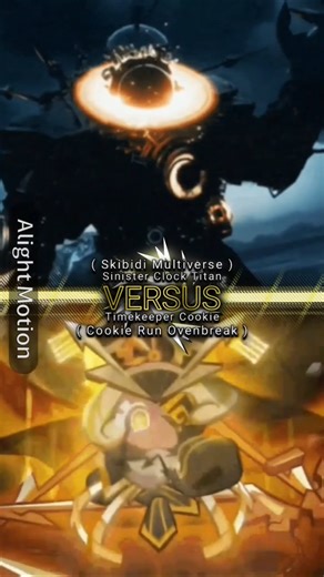 Sinister Clock Titan vs Timekeeper Cookie #1v1edit #skibidimultiverse #cookierunovenbreak