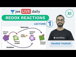 JEE Mains: Redox Reactions L 1 | Class 11 | Unacademy JEE | IIT JEE Chemistry | Paaras Thakur