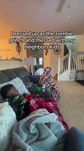 418K views · 10K reactions | Zombie Mr Grinch messing with my neighbors kids #thegrinch #makeup #whoville #grinchtiktok #toys #kids #fun #laugh | Jarell H Patton | Facebook