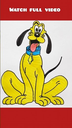 How to draw Pluto drawing | Pluto sketch #ytshorts #shorts #drawing #pluto #easyart