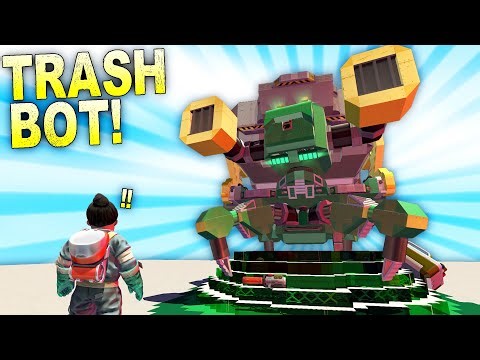 They Built a TRASHBOT BOSS FIGHT in Scrap Mechanic!