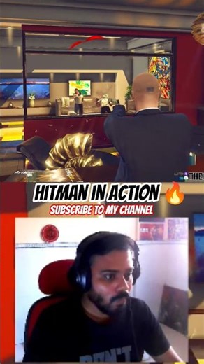 When hitman is in action 💀🔥 #hitman #agent47 #shorts #viral #gaming #youtubeshorts