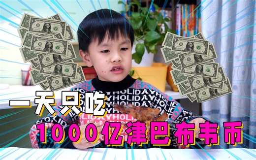 挑战1000亿津巴布韦币吃一天，结果每顿都是惊喜！又是被坑的一天！