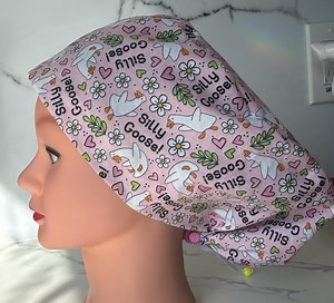 Silly Goose Funny Scrub Cap - Etsy