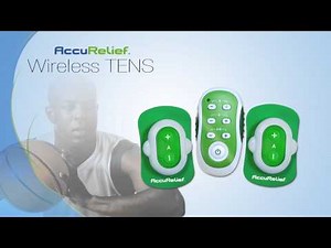 AccuRelief™ Wireless Remote Control TENS Pain Relief System