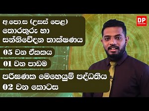 05 වන ඒකකය | 01 වන පාඩම - පරිඝණක මෙහෙයුම් පද්ධතිය - 02 වන කොටස | AL IT Unit 05 Lesson 1