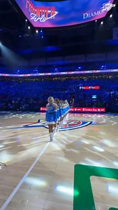 A special Christmas halftime performance from our Thunder Girls 💙 | OKC Thunder Entertainers