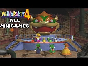 Mario Party 4 - All Minigames - 60 FPS HD