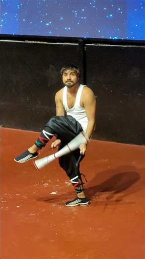 🪄 Tricky Devil Stick performance🤪 #viralshorts