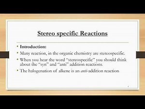 Stereospecific vs stereoselective reactions