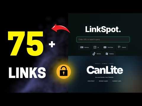75+ NEW Rare Unblocked Links | Unblocked Websites for School Chromebook (2026) | New proxy unblocker