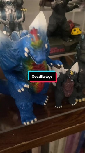 Added a few shelves for my Godzilla collection. These are Godzilla's from various eras and companies. Many trendmasters ones that I had since the 90s and some new ones Add since. #kaiju #teamkaiju #godzilla #gojira #ramoscomics