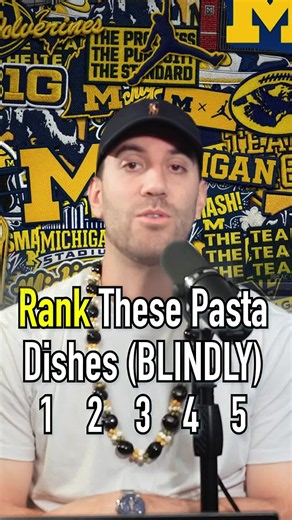 Rank These Pasta Dishes: Which Pasta Is Best?