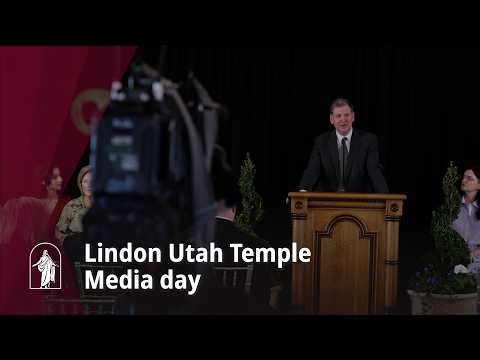 Lindon Utah Temple Media Day