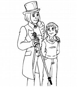 10 Charlie And The Chocolate Factory Coloring Pages For Kids