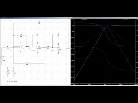 Electronic Basic 1:LTSpice Design And Simulate Biquad Filter using 3 OpAmps