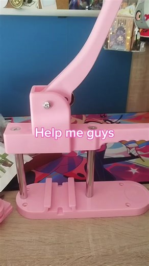 I need help, it's complicated even with the instructions and videos to get the pin maker working (I'm a slow learner)(⁠ノ⁠｀⁠Д⁠´⁠)⁠ノ⁠彡⁠┻⁠━⁠┻ #pinsmaker #handmade #diy #help #fyp