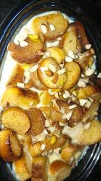 Rusk custard recipe #ruskpudding #custardrecipe #ytshorts #viralshorts #rusksweet #easypudding