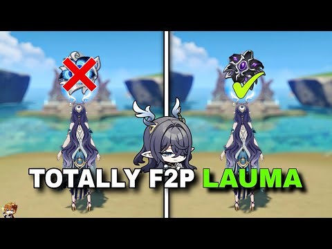 TOTALLY F2P DPS LAUMA [ Full Team build ] | Genshin impact