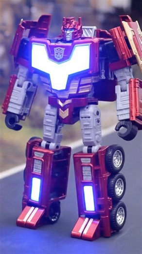 Rc track transforms into a Transformer #transformers #shortvideo #rctruck #rcexcavator