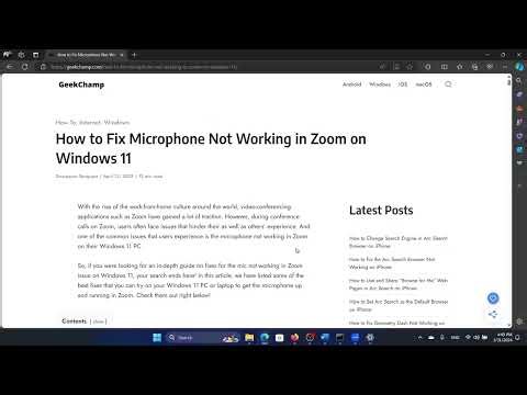 General Tech Support How to Fix Zoom Microphone Not Working | 2026 Troubleshooting Guide