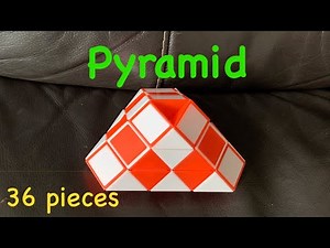 Rubik’s Twist 36 or Snake Puzzle 36 Tutorial: How to Make a Pyramid Shape step by Step, Slow
