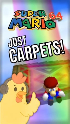 Most Carpets in a Row in Mario 64