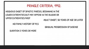 Primary lateral sclerosis (PLS) is a type of motor neuron disease. A...