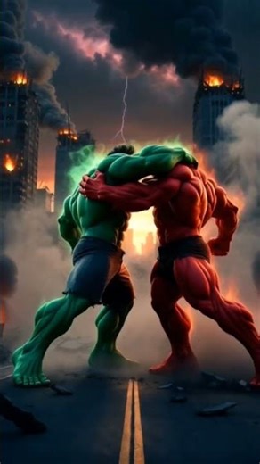 👑 The Battle for Supremacy: Two Hulks, One Throne! (Who is the Strongest? #cartoon #shorts