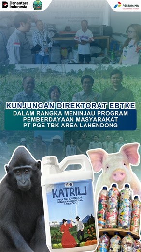 PT Pertamina Geothermal Energy Tbk Area Lahendong on Instagram: "PT Pertamina Geothermal Energy Tbk Area Lahendong menerima kunjungan dari Direktorat Energi Baru Terbarukan dan Konservasi Energi (EBTKE) dalam rangka penilaian Program Pengembangan Masyarakat (PPM) tahun 2025. Kunjungan ini menjadi bagian dari upaya evaluasi dan pembelajaran bersama terhadap pelaksanaan berbagai inisiatif pemberdayaan masyarakat yang dijalankan PGE Lahendong di sekitar wilayah operasi. Melalui program-program yang