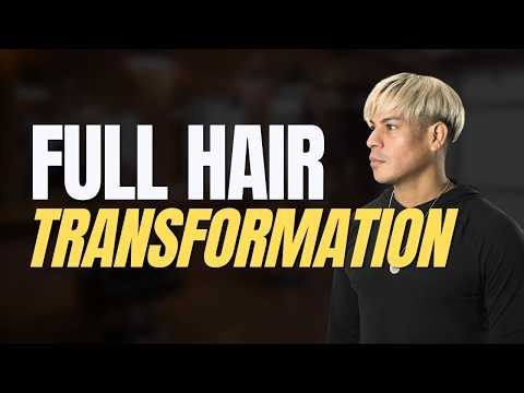 He Went BLONDE With a Hair System… And No One Noticed 😳