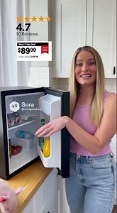 Insignia™ 1.7 Cu. Ft. Mini Fridge with Door Storage and ENERGY STAR Certification Black NS-CF17BK26