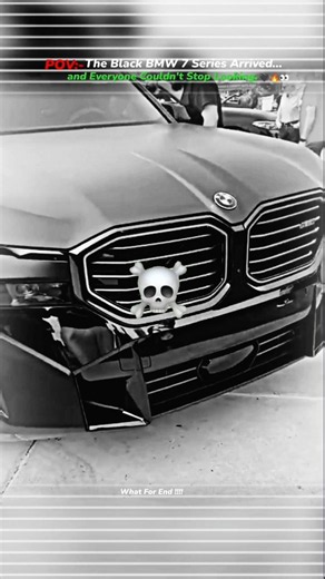 POV: The Black BMW 7 Series Arrived... and Everyone Couldn't Stop Looking. 🖤🔥👀