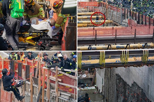 Construction worker dies after falling 60 feet into pit at NYC’s Hudson Yards