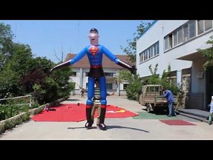inflatable superman costume,walking superman