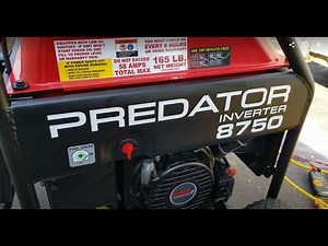 Predator 8750 inverter generator vs. table saw