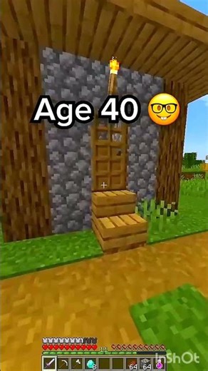 minecraft age house 🏡 like and subscribe #minecraft #herobrine