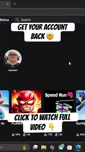 Get Your Roblox ACCOUNT BACK?!?! 🤯 #roblox #shorts