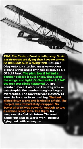 The Soviet Union Actually Built A Flying Tank — It Flew Exactly Once