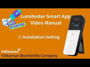 [Lumitester Smart App Video Manual] ① Installation Setting