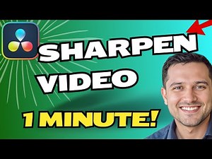 How to Sharpen Video in DaVinci Resolve | FREE VERSION