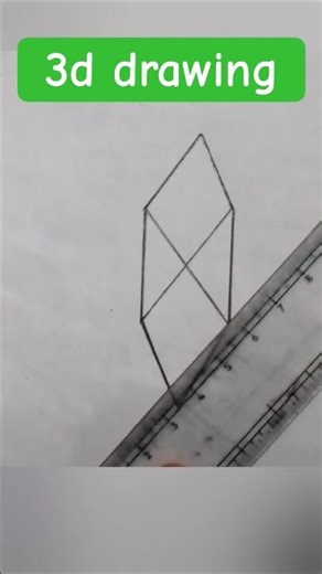 3d diamond drawing 3d #drawing #drawing