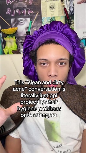 Like a dirty person might have acne but that does not mean that having acne makes somebody dirty #acne #skincare #skindisorder