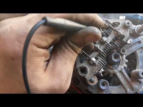 Bobcat Not charging battery / Fix Repair Generator / Alternator Location