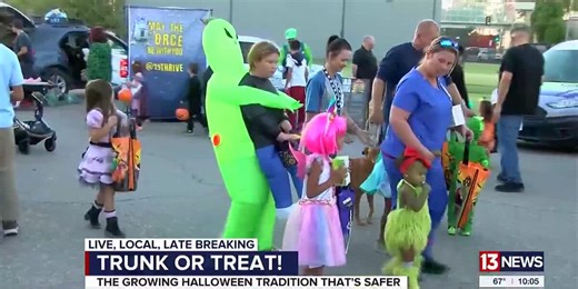 TPD hosts trunk or treat event, a safe alternative to going out Halloween Night