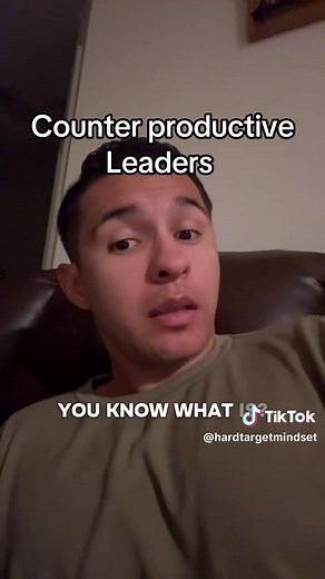 Counterproductive leaders in the military are a little bit more discreet than what they used to be because they’ve grown up knowing the regulations but understand the limits of them and also find ways to try to incriminate people when they can’t beat you with logic they try to attack your personally that’s what kind of productive or toxic leadership looks like today in the military #miltiktok #MilitaryStandards #army #marines #military